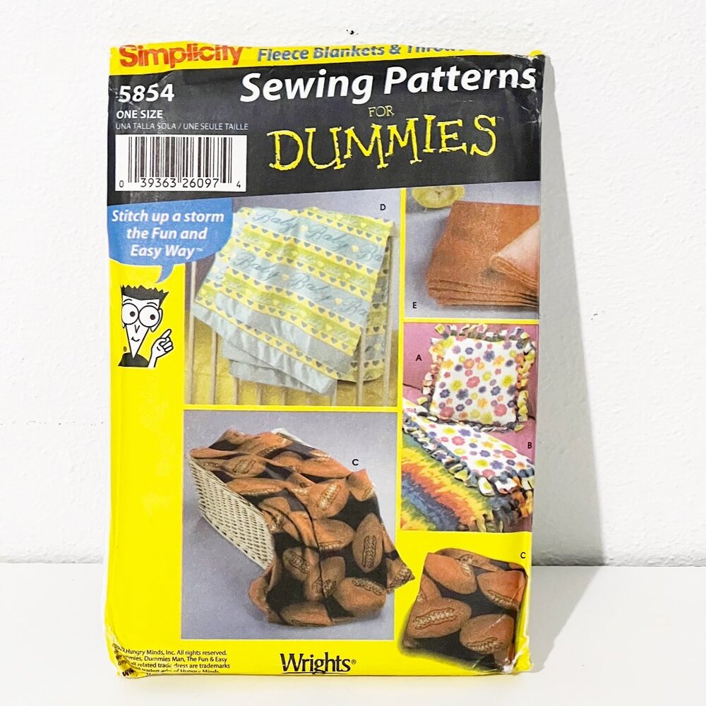 Simplicity Sewing Pattern for Dummies 5854